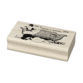 レジャービクトリアンブックの所有者名スタンプ ラバースタンプ