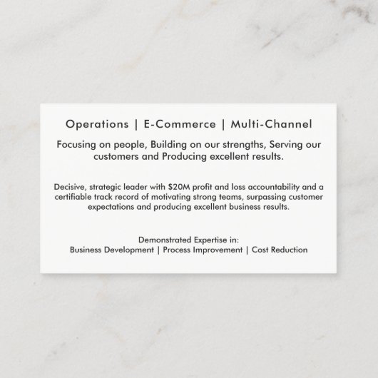 レジュメネットワーキングカー赤と白ド 名刺 (裏面)