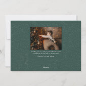 レジョイスエレガントは聖降誕祭を手彫りにした シーズンカード (裏面)