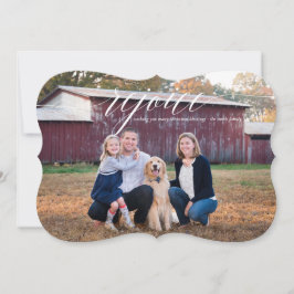 レジョイスエレガントホリデーフォトカード シーズンカード