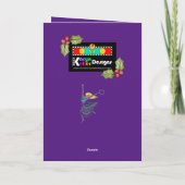 レジョイスダンサーのクリスマスカード カード (裏面)