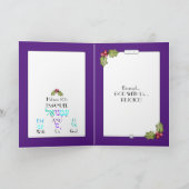 レジョイスダンサーのクリスマスカード カード (内部)