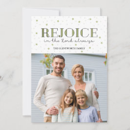 レジョイスホリデークリスマスフォトフラットカード シーズンカード