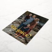 レジョイス宗教的クリスマスホリデーフォイルカード 箔シーズンカード (回転した状態)