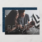 レジョイス常に宗教的な写真新生児 シーズンカード (正面/裏面)