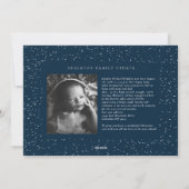 レジョイス常に宗教的な写真新生児 シーズンカード (裏面)