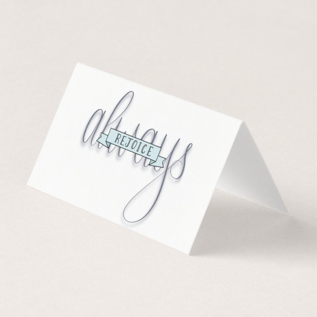 レジョイス常に手書きグリーティングカード (正面)