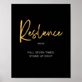 レジリインスパイアエンス引用文 ポスター