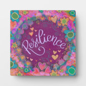 レジリエンスかわいらしフローラお洒落インスピレーション フォトプラーク (正面)