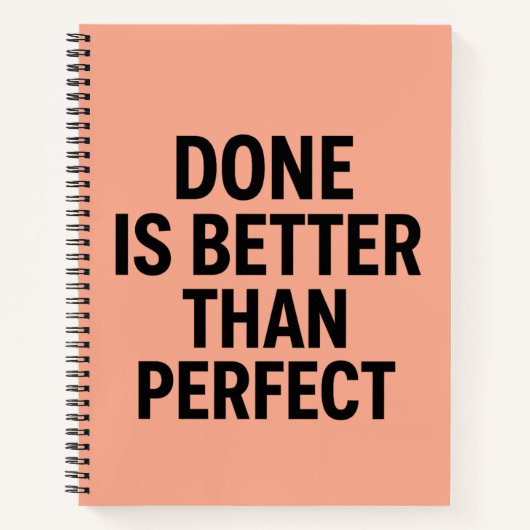 レジリエンスと開花-やる気を起こさせるタイポグラフィデ ノートブック (正面)