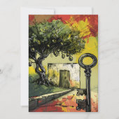 レジリエンスのルーツ：古代パレスチナのオリーブの木 招待状 (正面)