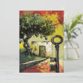 レジリエンスのルーツ：古代パレスチナのオリーブの木 招待状 (スタンド正面)