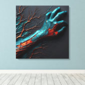 レジリエンスの静脈 – AI Out Of Bounds キャンバスプリント (インサイチュ (ウッドフロア))