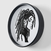 レジリエンスシンプルミニマル壁時計に根差す 壁時計 (傾斜)