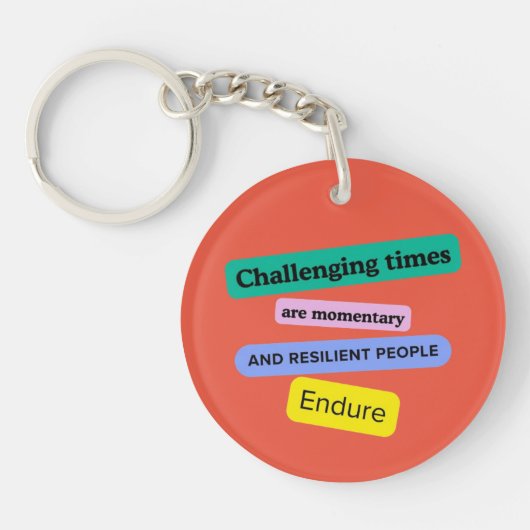 レジリエンス・アクリル・キーチェーン キーホルダー (正面)