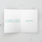 レジリエント美しい親切な友人の誕生日カード彼女 カード (内部)