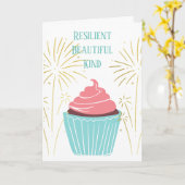 レジリエント美しい親切な友人の誕生日カード彼女 カード (黄色い花)