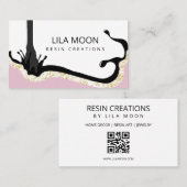 レジンアーティスト向け名刺 名刺 (正面/裏面)