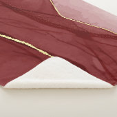 レジンアート、濃い赤のマーサラ抽象芸術背景。E シェルパブランケット (3/4)