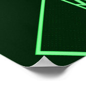 レジーナのフラクタルポスター ポスター (角)