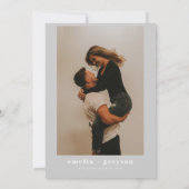 レジーナグラムシルバーグリッターシークインディスコ結婚ズ 招待状 (裏面)