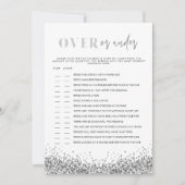 レジーナシルバーオーバーブライダルシャワーゲームインヴィータ 招待状 (正面)