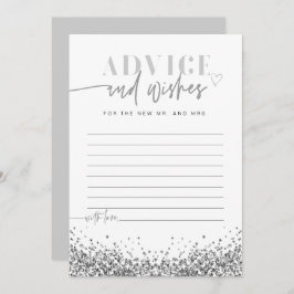 レジーナシルバーグリッターアドバイス&ウィッシュズカード 招待状