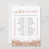 レジーナバラ金ゴールド彼女はむしろブライダルゲーム 招待状 (正面)