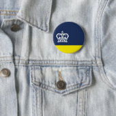 レジーナ国旗、サスカチュワンのボタン 缶バッジ (インサイチュ)