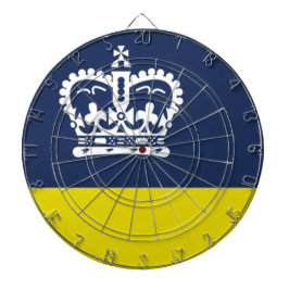 レジーナ国旗（サスカチュワン、カナダ） ダーツボード