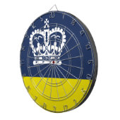 レジーナ国旗(サスカチュワン、カナダ) ダーツボード (正面右)