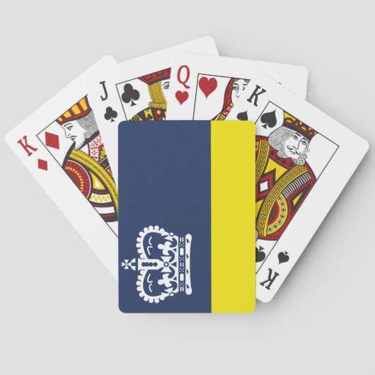 レジーナ国旗(サスカチュワン、カナダ) トランプ (裏面)