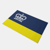 レジーナ国旗（サスカチュワン、カナダ） ドアマット (アングル)