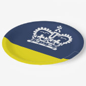 レジーナ国旗(サスカチュワン、カナダ) ペーパープレート (アングル)