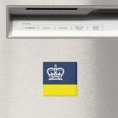 レジーナ国旗(サスカチュワン、カナダ) マグネット (インサイチュ (食洗機))