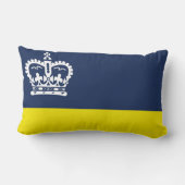 レジーナ国旗(サスカチュワン、カナダ) ランバークッション (裏面)