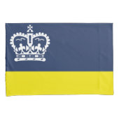 レジーナ国旗（サスカチュワン、カナダ） 枕カバー (正面右)