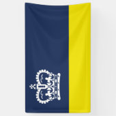 レジーナ国旗(サスカチュワン、カナダ) 横断幕 (縦)