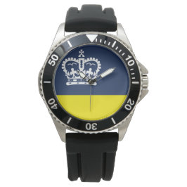 レジーナ国旗（サスカチュワン、カナダ） 腕時計