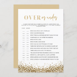 レジーナ金ゴールドオーバーブライダルシャワーゲーム 招待状