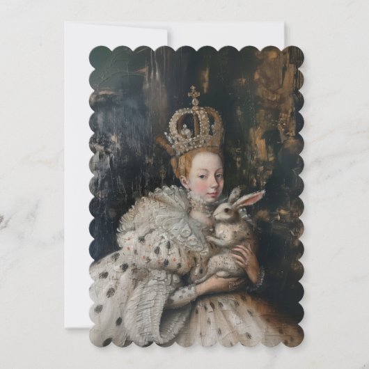 レジーナ - フラット インビテーション サイズ：12.7 cm x 17.8 cm (正面)