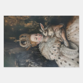 レジーナ – 油絵スタイルラッピングギフト紙 ラッピングペーパーシート