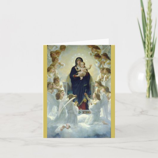 レジーナAngelorum… Bouguereau 1900年 シーズンカード (正面)