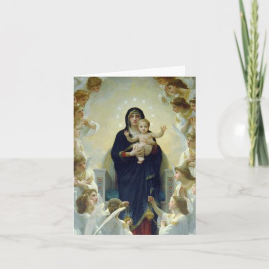 レジーナAngelorum… Bouguereau 1900年 シーズンカード (正面)