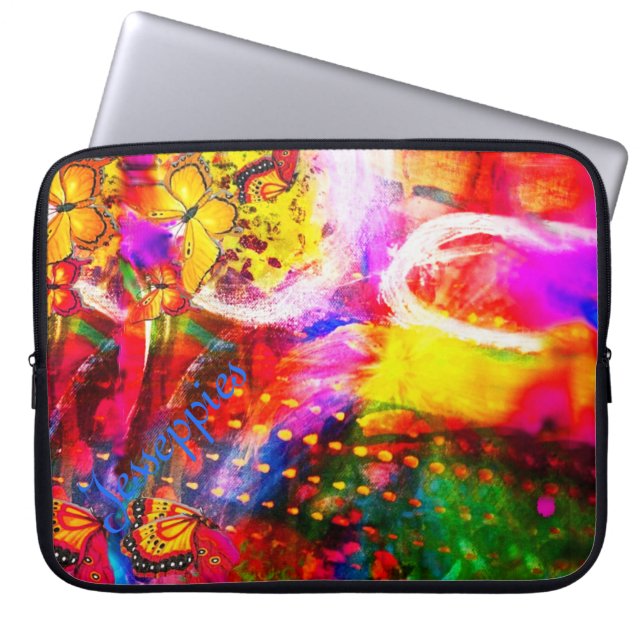 レジーナJesseppieの12" ~13" ~or 15"ラップトップかairbook ラップトップスリーブ (正面)