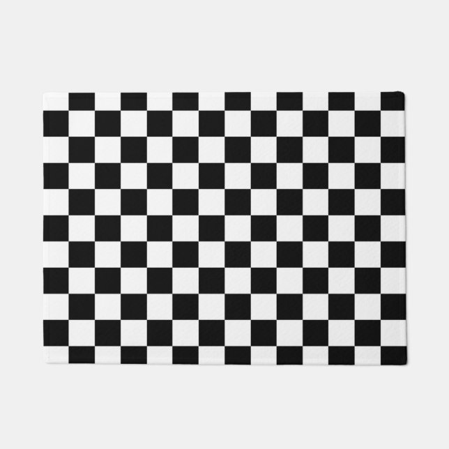 レジ係の旗 ドアマット (正面)