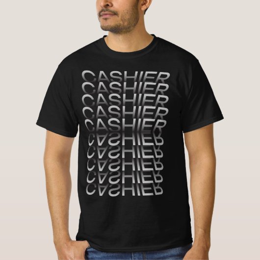 レジ係の日常 Tシャツ (正面)