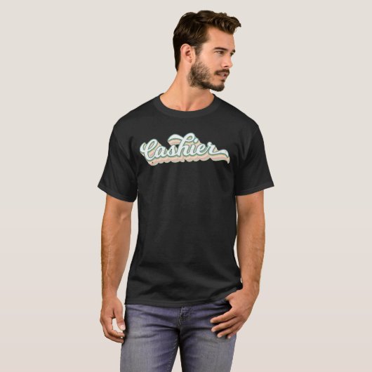 レジ係 Tシャツ (正面フル)