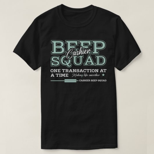 レジ打ちビープ音部隊 Tシャツ (デザイン正面)