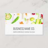 レスオーガニックトラン名刺/白地区 名刺 (正面)